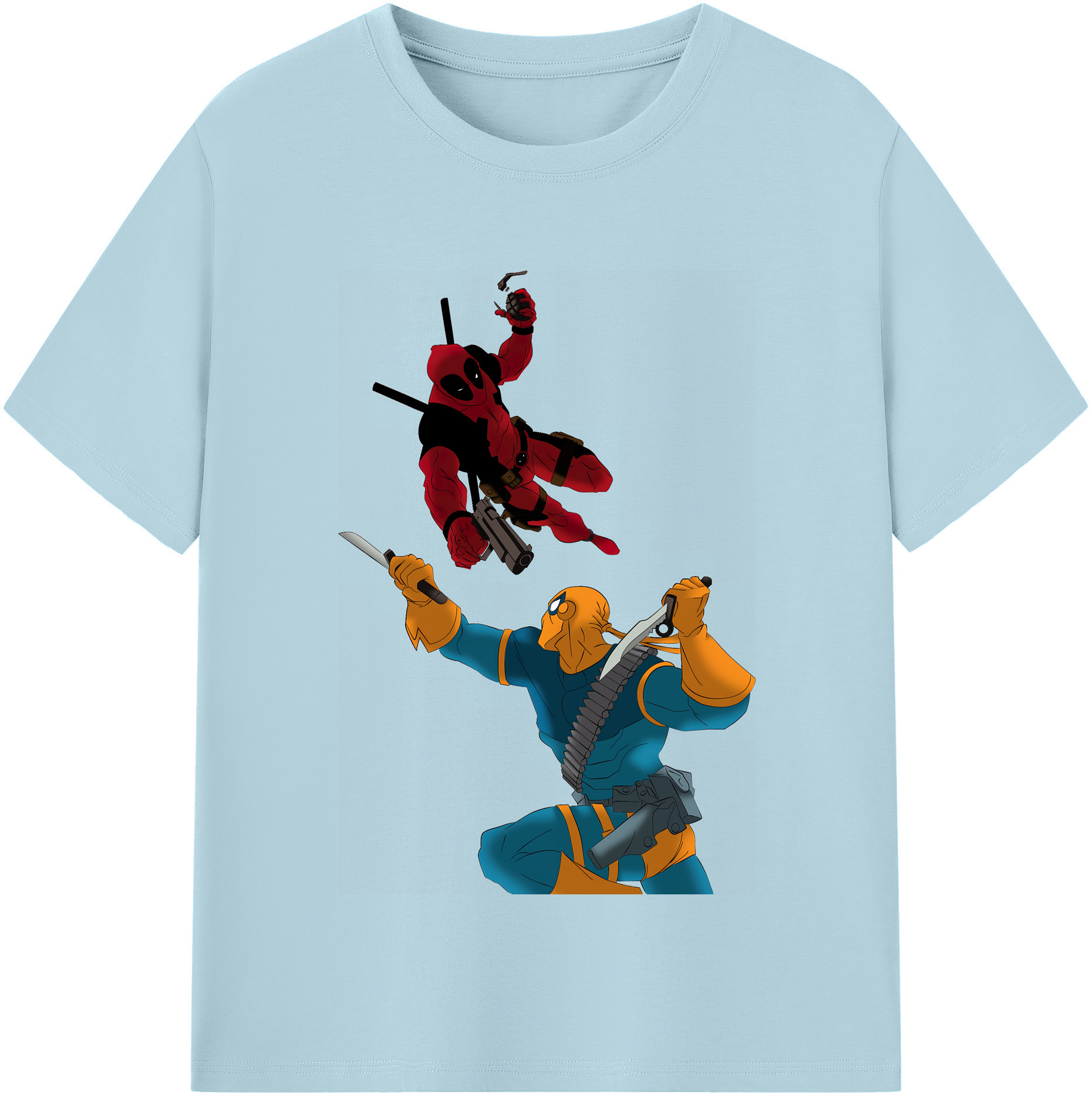 （画像用） Deadpool デッドプール 綿100％半袖Tシャツ（フロントプリント）